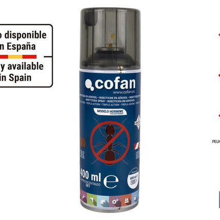 Insecticida para Hormigas Triple Acción | Formato Spray | Bote de 400 ml