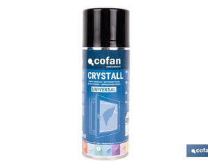 Limpiacristales en aerosol universal | Envase de 400 ml con efecto desengrasante | Fórmula antimarcas