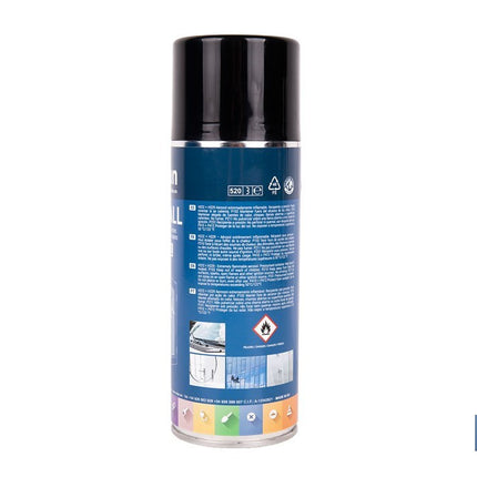Limpiacristales en aerosol universal | Envase de 400 ml con efecto desengrasante | Fórmula antimarcas