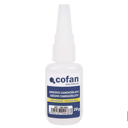 Adhesivo cianoacrilato de media viscosidad Cofan · Imagen de la familia Cofan