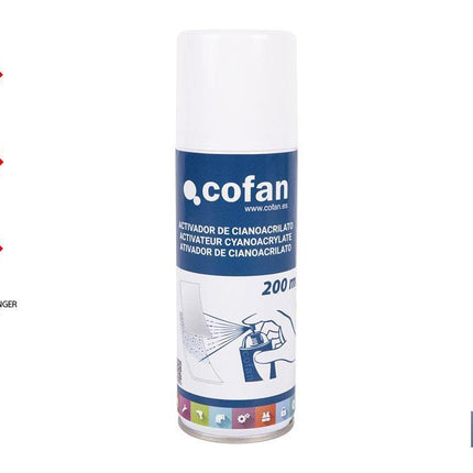 Activador de cianoacrilato 200 ml | Ideal en superficies porosas | Unir de forma sencilla y firme pequeñas partes sensibles