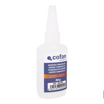 Adhesivo cianoacrilato de alta viscosidad Cofan · Imagen de la familia Cofan