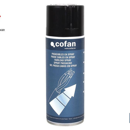 Spray Lubricante de cables eléctricos 400 ml | Protector en spray | Reduce la fricción entre los cables