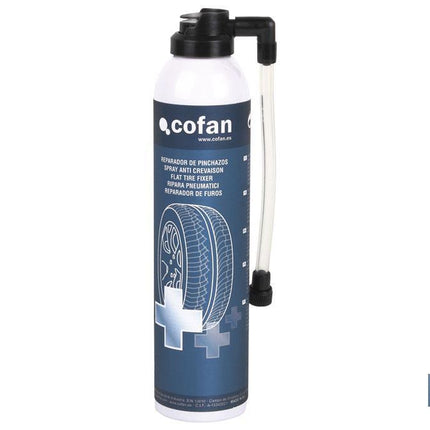 Reparador de pinchazos en spray 300 ml | Sellador reparador de neumáticos