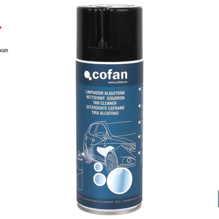 Limpiador de alquitrán en spray 400 ml | Elimina residuos de alquitrán | Ideal para talleres de carrocería
