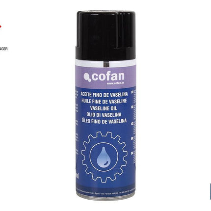 Aceite fino de vaselina incoloro 400 ml | Lubricante sin materiales pesados | Inhibe la corrosión y alarga la vida útil