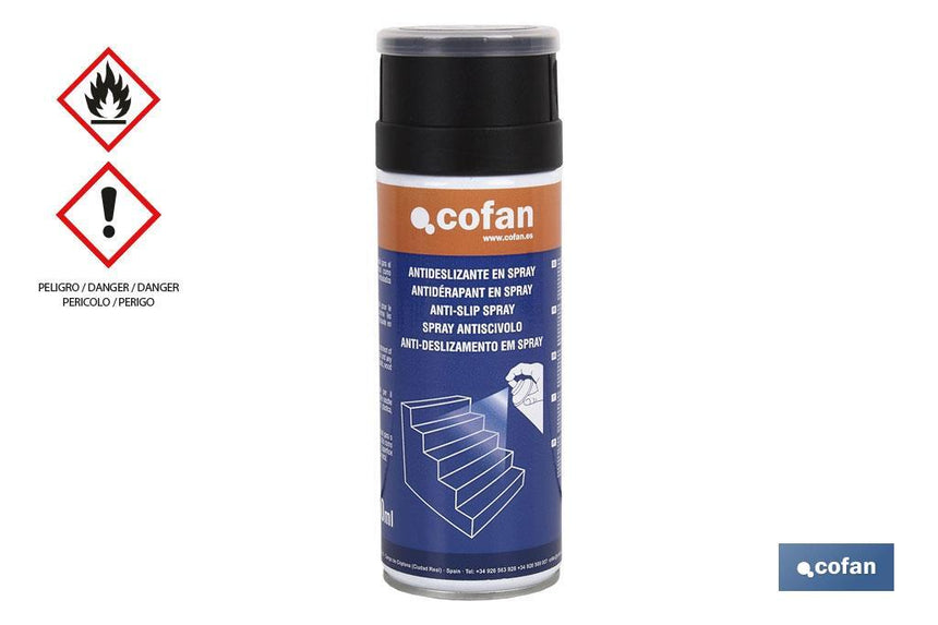 Spray antideslizante transparente 400 ml | Ideal para el tratamiento de superficies resbaladizas | Válido para ambientes húmedos