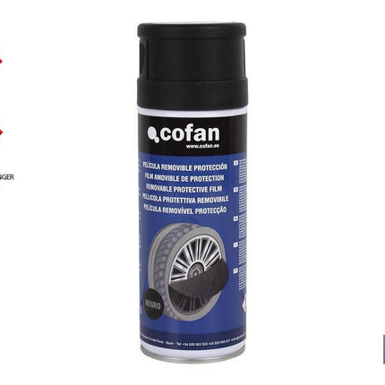 Pintura negra mate especial protectora 400 ml | Removible Vinílica | Pintura aplicación fácil