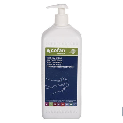 Jabón de manos para oficina 1 litro| Detergente líquido desengrasante I Gel de manos para oficina y hogar