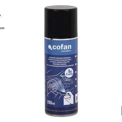 Spray Higienizante Desechable | Monodosis | Capacidad 200 ml | Elimina olores y desinfecta todo tipo de superficies