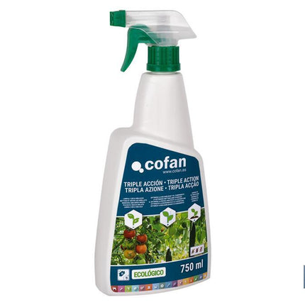 Insecticida Triple Acción Ecológico | Formato Pulverizador | Capacidad de 750 ml