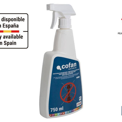 Insecticida para Hormigas | Aplicar con pulverizador | Capacidad de 750 ml