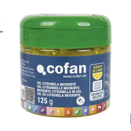 Gel de citronela con esencia de limón | Ahuyentador de insectos natural y duradero | Duración de hasta 4 semanas