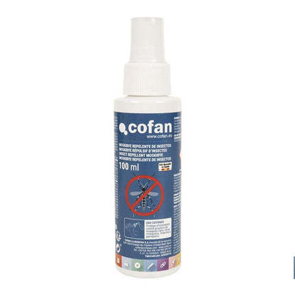 Repelente de insectos | Protección duradera contra mosquitos y otros insectos | Uso seguro para toda la familia | Capacidad: 100 ml | Uso no profesional