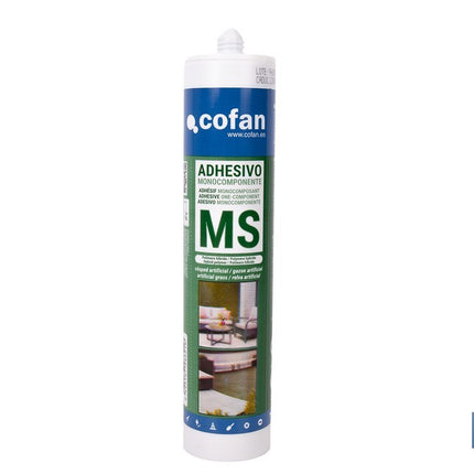 Adhesivo MS monocomponente verde para césped artificial de 290 ml – Alta adherencia y resistencia exterior