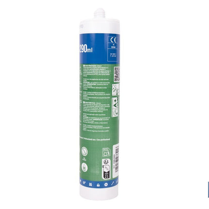 Adhesivo MS monocomponente verde para césped artificial de 290 ml – Alta adherencia y resistencia exterior