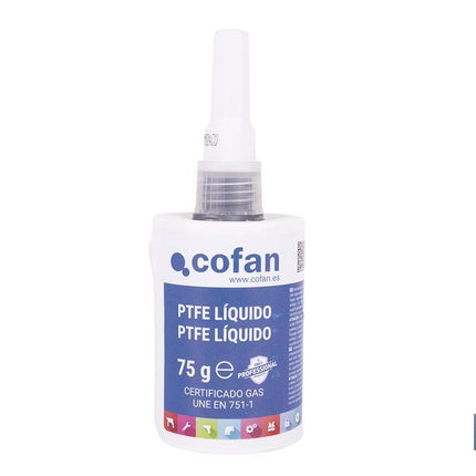 PTFE líquido 50 ml | Sellador para tuberías | Garantiza una perfecta estanqueidad y soporta la presión, vibración y temperatura