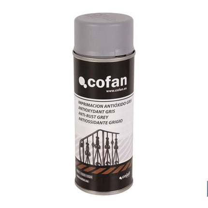 Pintura en spray Imprimación | Color Gris | Antióxido | Envase de 400 ml