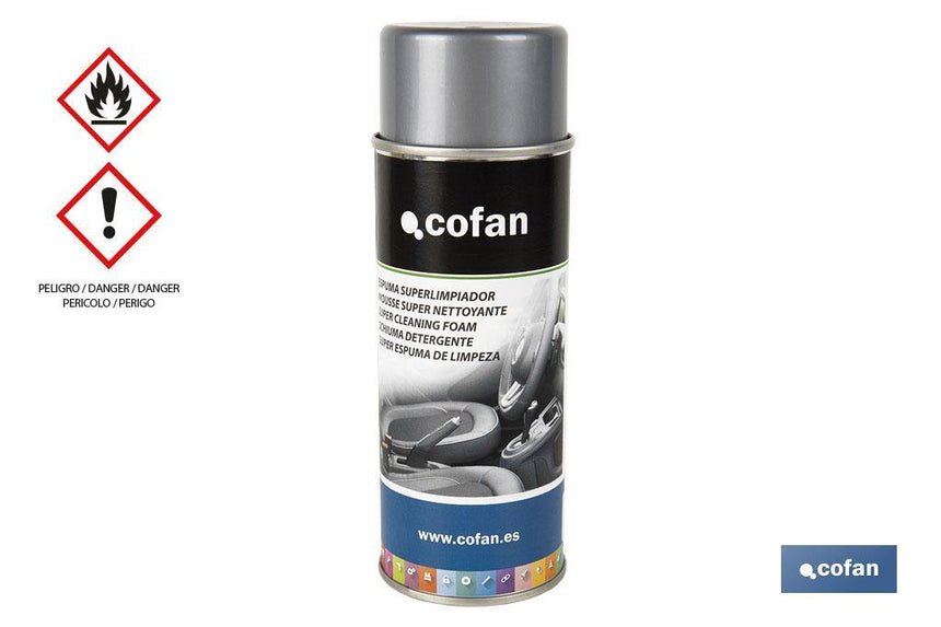 Espuma súper limpiadora en spray 400 ml | Perfumada para ambientar espacios | Previene de la aparición de moho y suciedad diaria