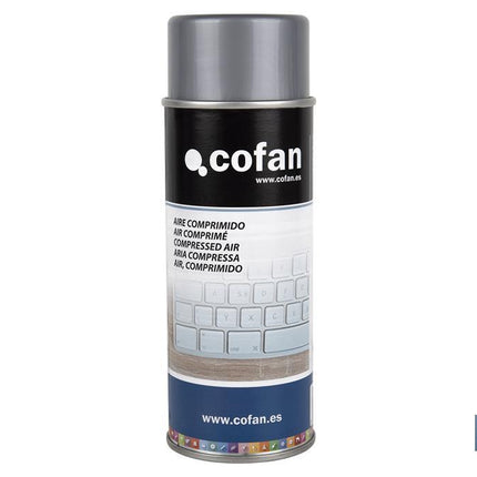 Aire comprimido en spray 400 ml | Limpieza en seco | Si el envase se invierte, el aire que expulsa sale congelado