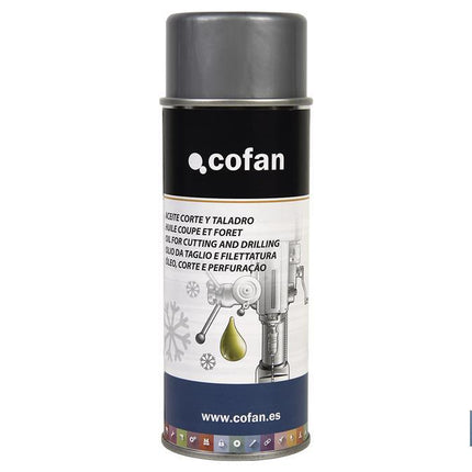 Aceite en spray para corte y taladro 400 ml | Lubricante de perforación | Para evitar el sobrecalentamiento