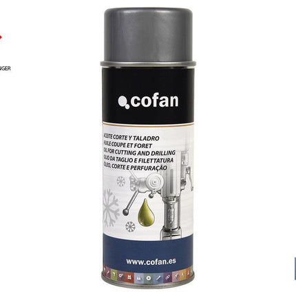 Aceite en spray para corte y taladro 400 ml | Lubricante de perforación | Para evitar el sobrecalentamiento