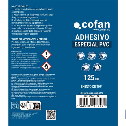Adhesivo para PVC Cofan · Imagen de la familia Cofan