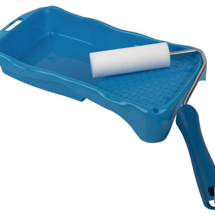 Kit de esmaltar compuesto de rodillo de espuma y cubeta | Medidas de la cubeta 16 x 31 | Medidas del rodillo 11 cm