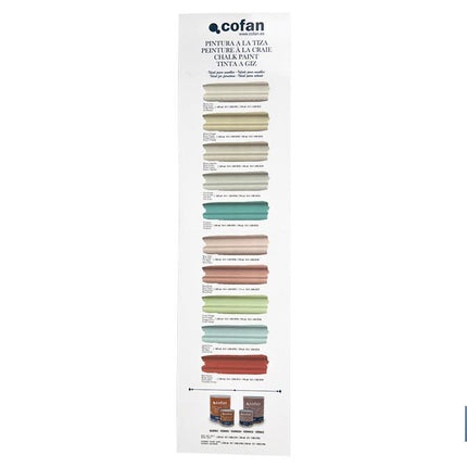 Carta de 10 Colores para Pintura a la Tiza | Muestrario de Chalk Paint
