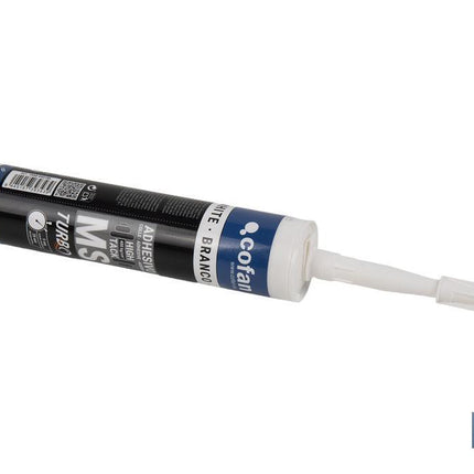 Adhesivo MS turbo extrafuerte en color blanco | Unión resistente y duradera | Envase: 290 ml