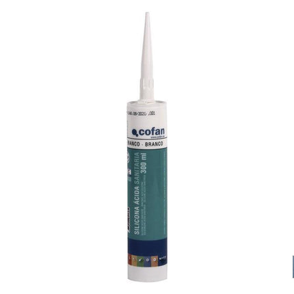 Silicona Ácida Sanitaria | Color Blanco | Envase de 300 ml