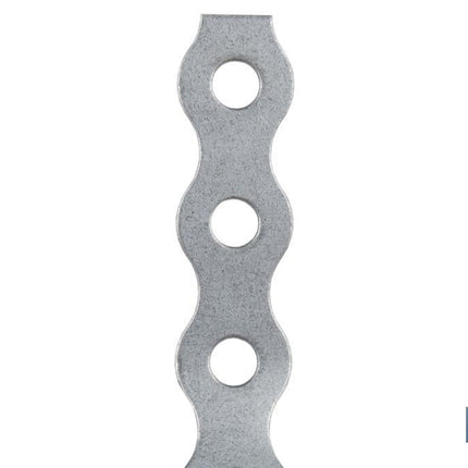 Rollo de Cinta Perforada de Acero Galvanizado | Medidas: 17 mm x 0,8 mm x 10 m