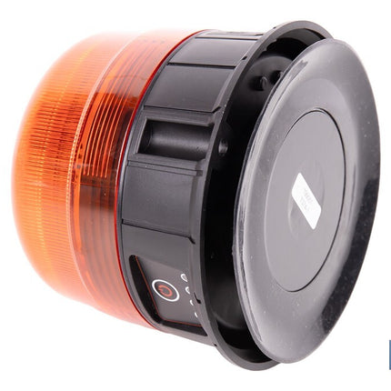 Luz emergencia rotativa 360° | Recargable USB-C | Base magnética | Certificada ECE R65 | Para vehículos industriales y agrícolas