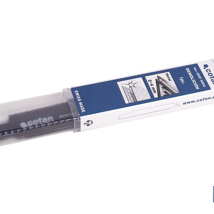 Hoja de sierra de sable para metal duro y acero inox. adecuada para metales duros de 2 a 4 mm de espesor | Uso profesional