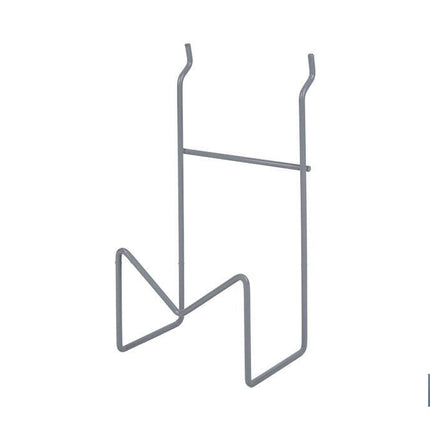 Soporte para amoladoras | Diseño ligero y adaptable | Color: gris claro | Adecuado para expositores Cofan | Medidas: 110 x 80 x 200 mm