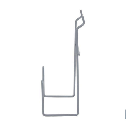 Soporte para amoladoras | Diseño ligero y adaptable | Color: gris claro | Adecuado para expositores Cofan | Medidas: 110 x 80 x 200 mm