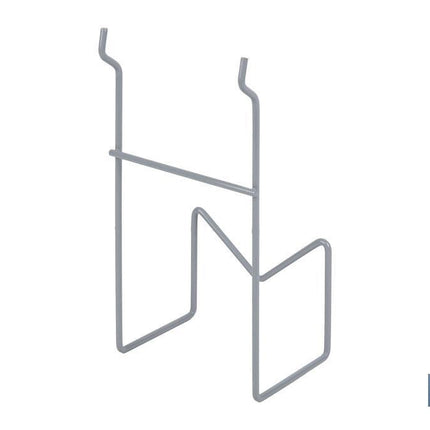 Soporte para amoladoras | Diseño ligero y adaptable | Color: gris claro | Adecuado para expositores Cofan | Medidas: 110 x 80 x 200 mm