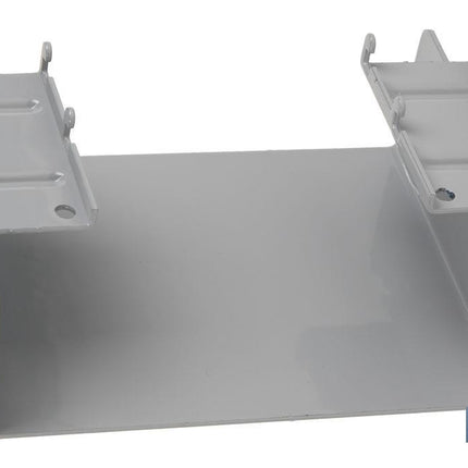 Soporte para taladros | Incluye gancho con ángulo de 90° | Material: acero | Fondo perforado | Medidas: 130 x 95 x 65 mm