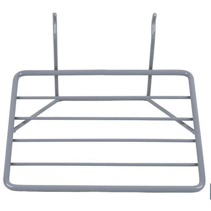 Soporte para sierras | Diseño ligero y funcional | Ideal para expositores | Color: gris claro | Medidas: 200 x 180 x 140 mm