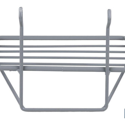 Soporte para sierras | Diseño ligero y funcional | Ideal para expositores | Color: gris claro | Medidas: 200 x 180 x 140 mm