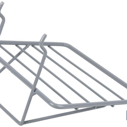 Soporte para sierras | Diseño ligero y funcional | Ideal para expositores | Color: gris claro | Medidas: 200 x 180 x 140 mm