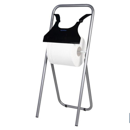 Dispensador porta bobinas de papel para el suelo | Para rollo de papel | Tamaño industrial