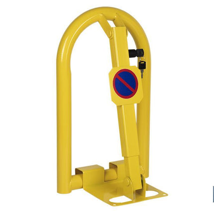Bloqueo para parking con cerradura integrada | Barrera para plaza de aparcamiento en color amarillo