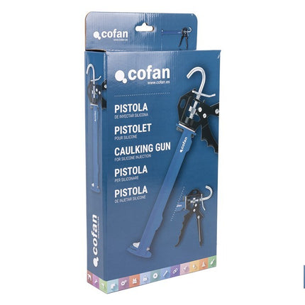 Pistola de silicona profesional | Pistola selladora de aluminio | Para cartuchos de 310 ml