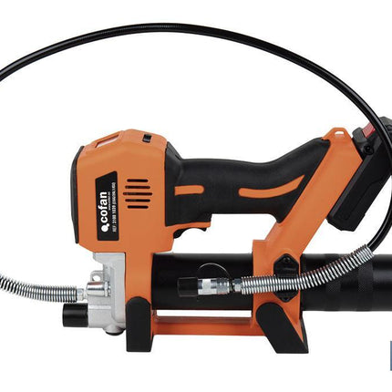 Pistola engrasadora a batería | Batería Li-ion 21 V 2 Ah | Presión máxima: 690 bar | Adecuada para cartuchos de 400 ml