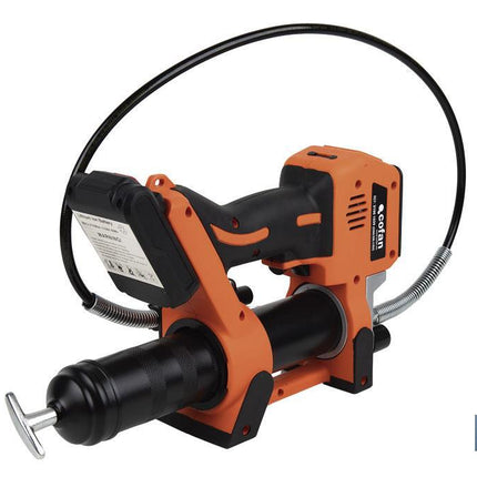 Pistola engrasadora a batería | Batería Li-ion 21 V 2 Ah | Presión máxima: 690 bar | Adecuada para cartuchos de 400 ml