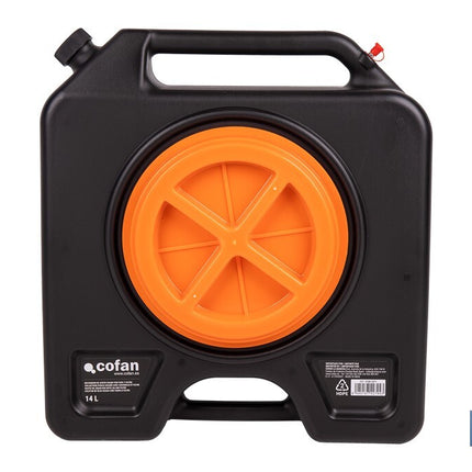 Recogedor de aceite usado | Capacidad: 14 litros | Material: HDPE | Bidón con tapa y filtro