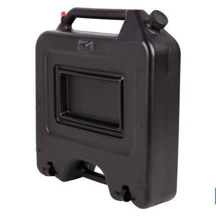 Recogedor de aceite usado | Capacidad: 14 litros | Material: HDPE | Bidón con tapa y filtro
