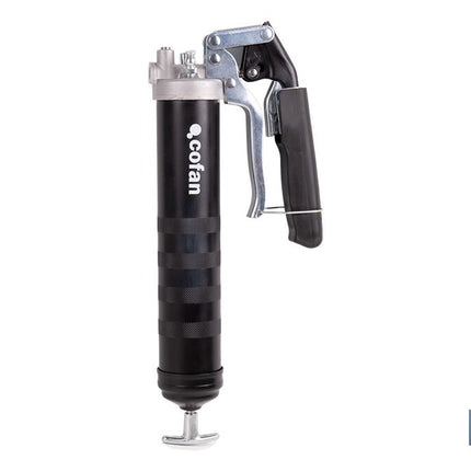 Bomba de engrase dual tipo pistola y palanca | Hasta 7000 PSI | Compatible con cartuchos de grasa de 400 g o carga a granel