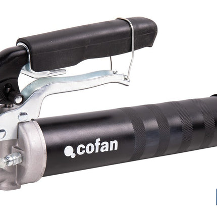 Bomba de engrase dual tipo pistola y palanca | Hasta 7000 PSI | Compatible con cartuchos de grasa de 400 g o carga a granel